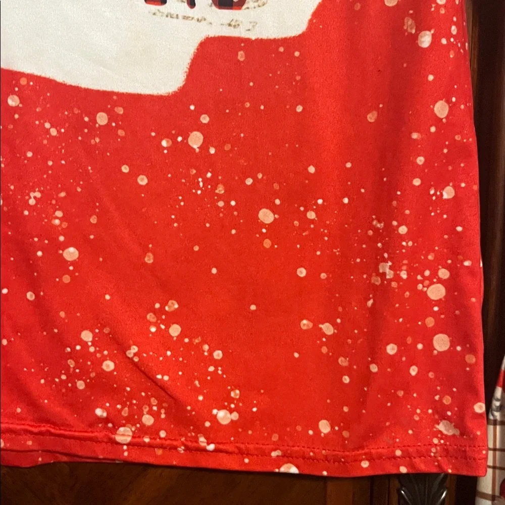 Girl’s Santa Shirt and Pant Set